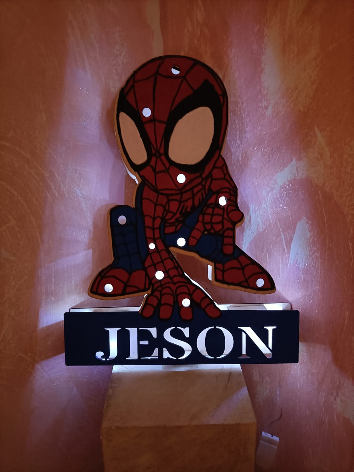 Idea Regalo Spiderman Con Luci Per Bimbo