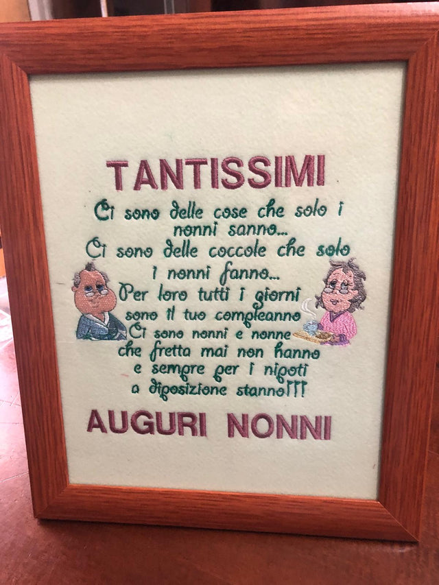 Cornice Personalizzata e Ricamata