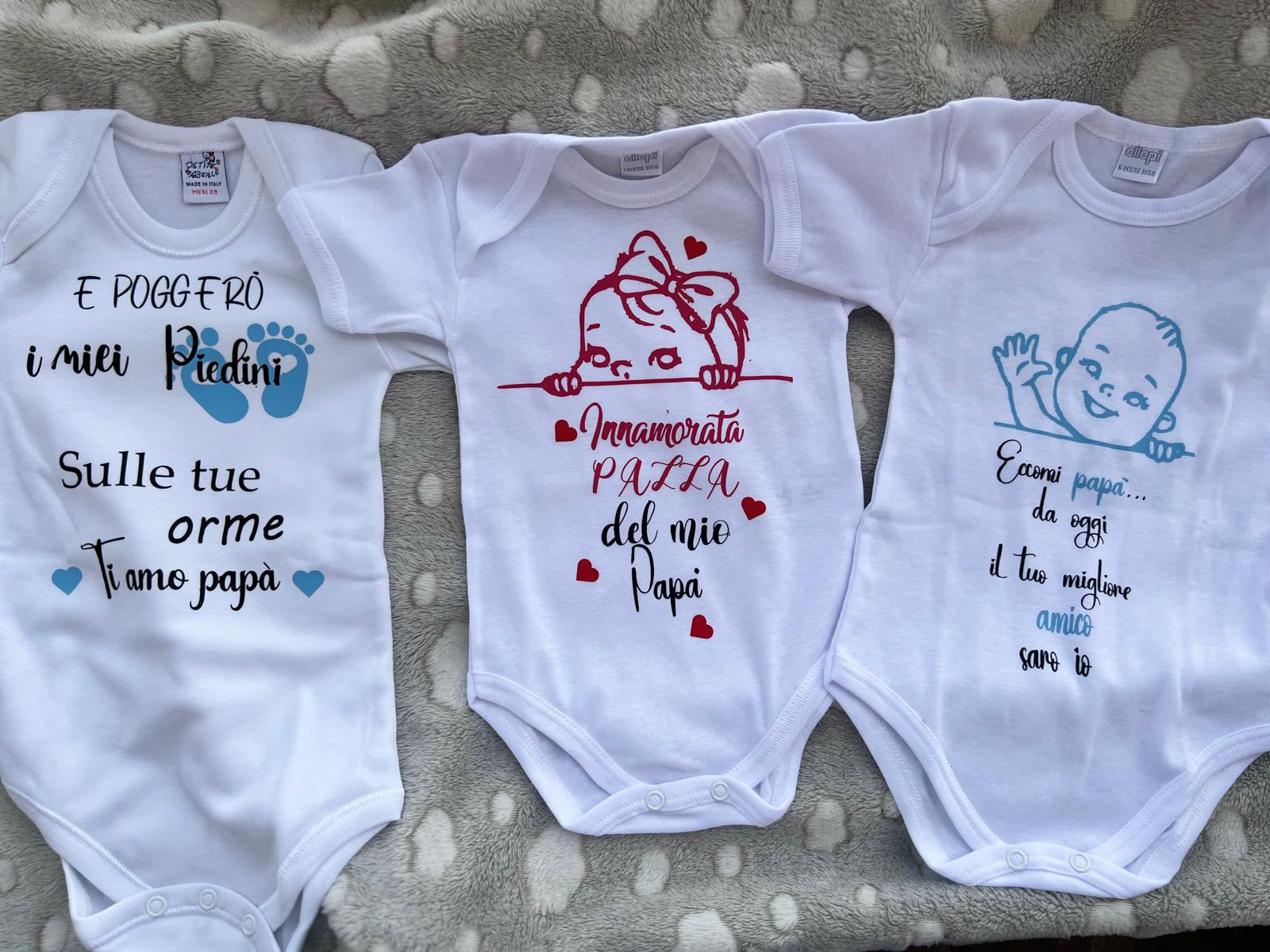 Body In Puro Cotone Personalizzato