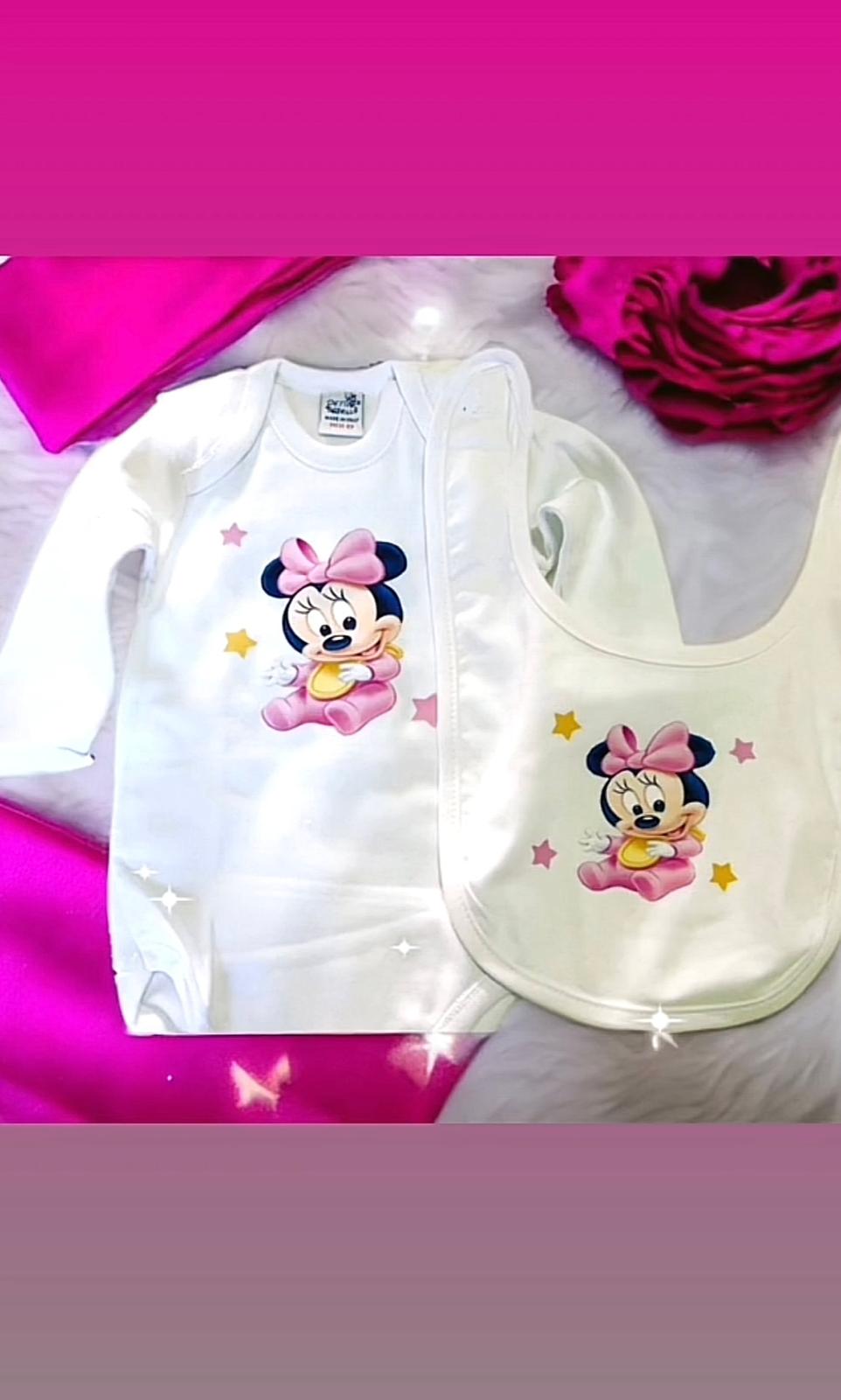 Body e Bavaglino In Puro Cotone