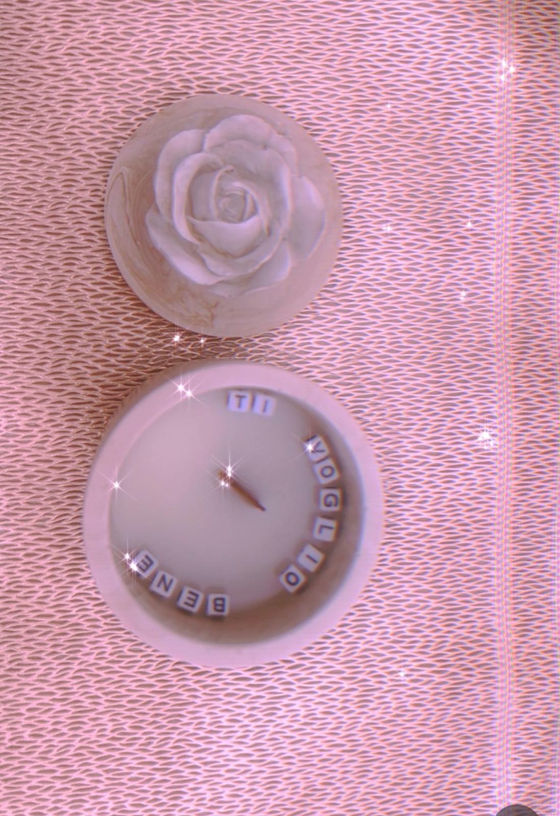 Candela In Cera Di Soia Fragranza NAturale Personalizzata Con Frase e Contenitore In Gesso Ceramica